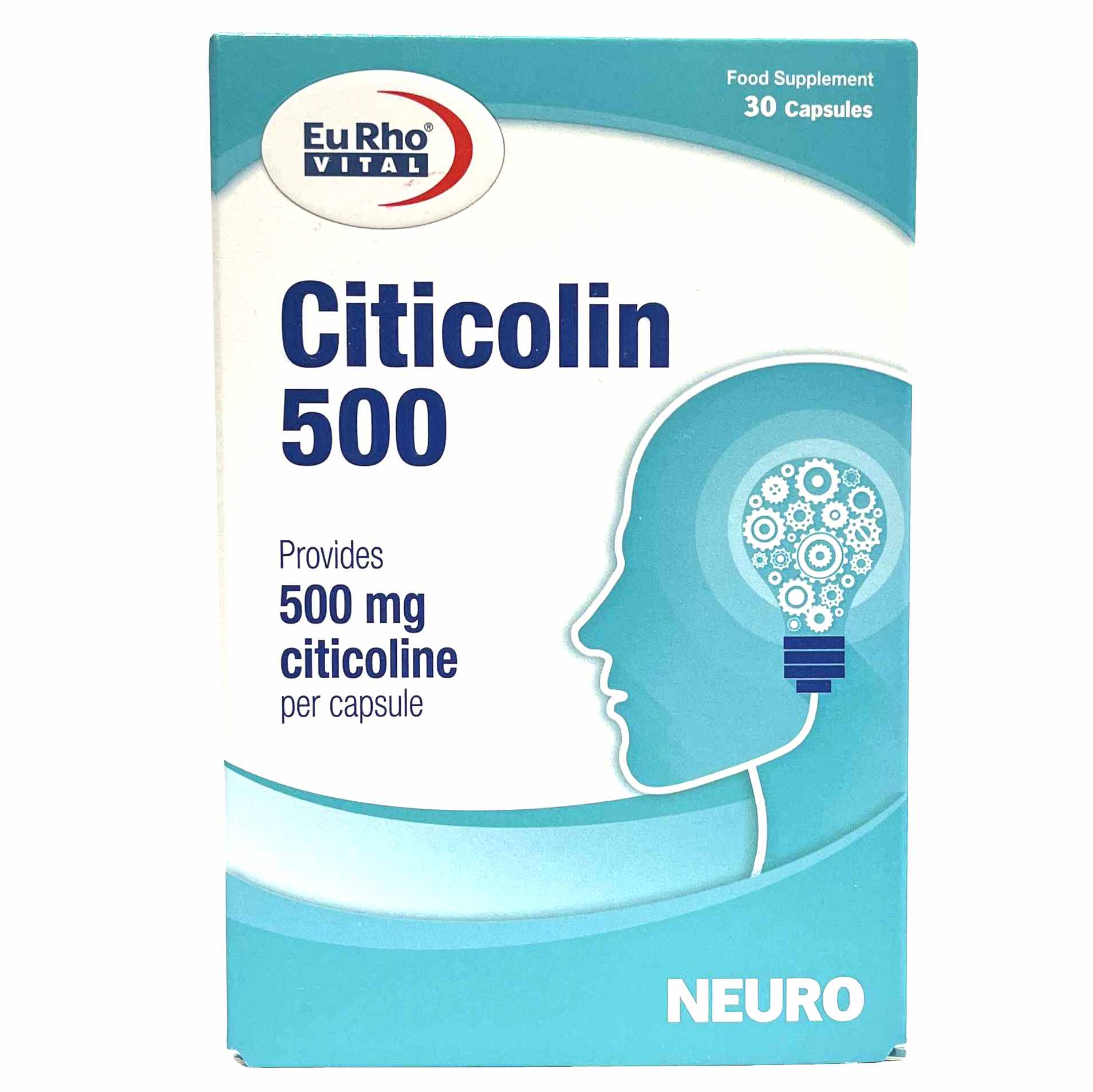 کپسول سیتی کولین 500 یوروویتال Eurovital Citicoline